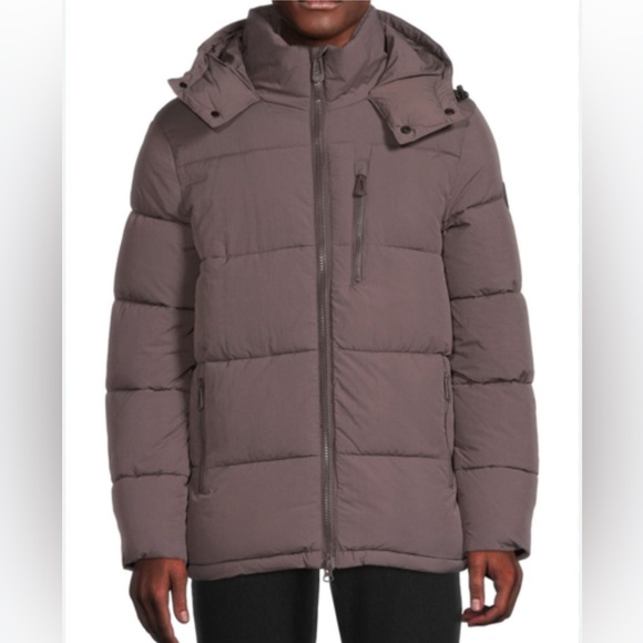 NWOT Noize Cruelty-Free Outerwear Puffer Jacket – Baltimore Plum – Size L - Picture 1 of 13
